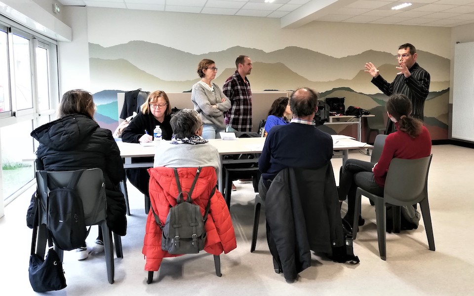 Illustration : Atelier d’écriture avec François Chaffin / Théâtre du menteur